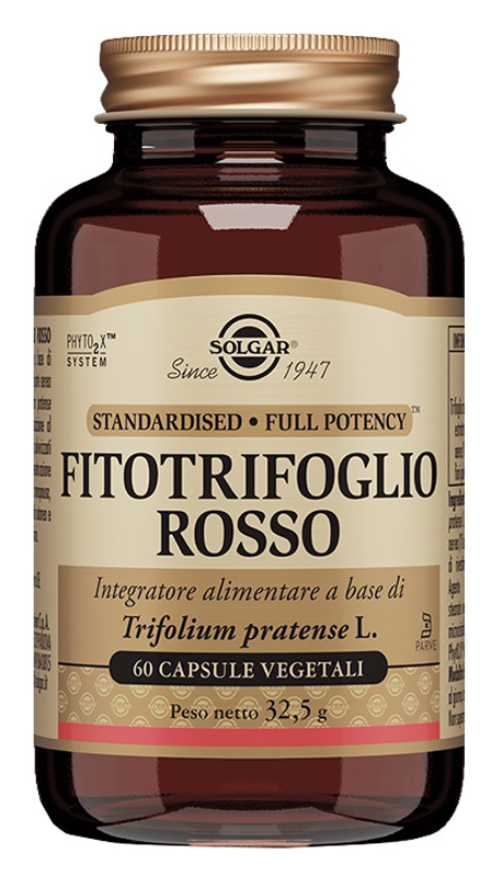 Solgar Fitotrifoglio Rosso Integratore Di Trifolium 60 Capsule Vegetali