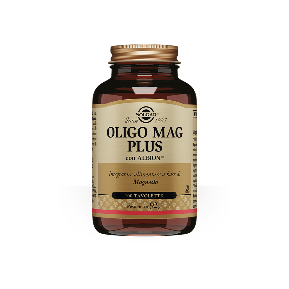 Solgar Oligo Mag Plus Integratore Ossa 100 Tavolette