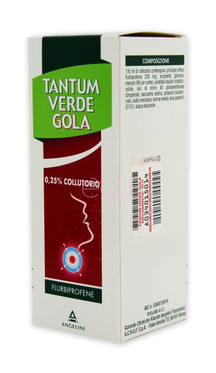 Tantum Verde Gola 0,25% Collutorio 160ml