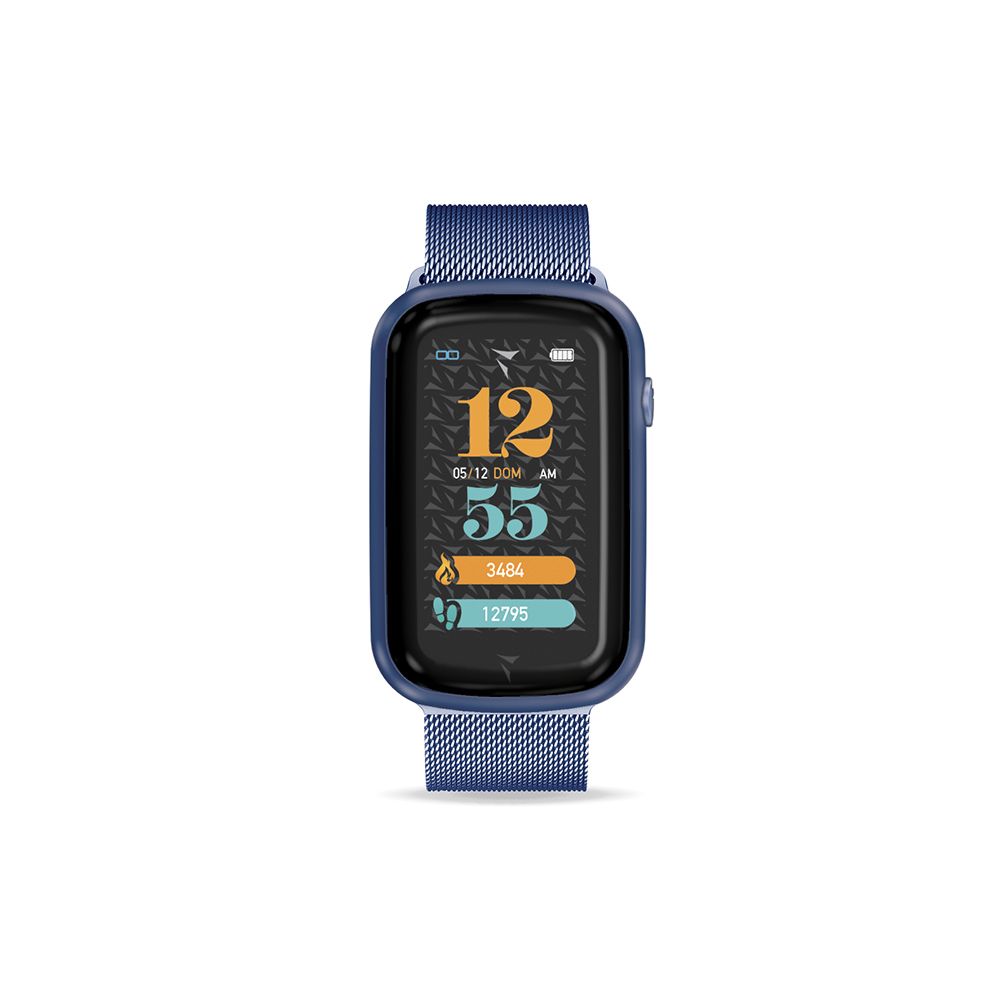 Techmade Smartwatch Steps Maglia Total Blu