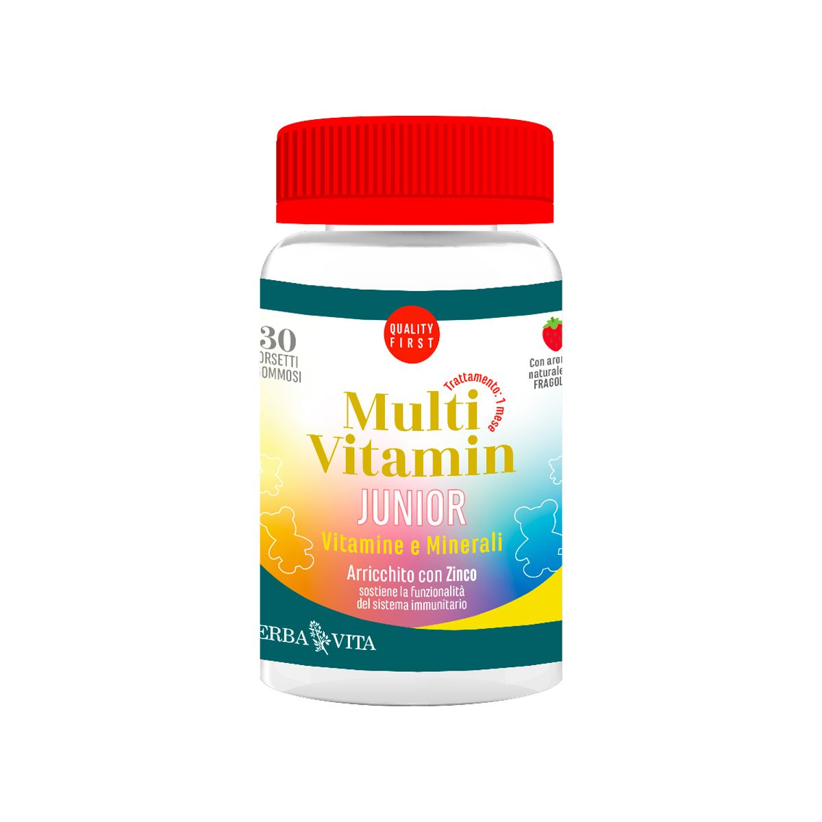 Multi Vitamin Junior Integratore multivitamine 30 Confetti Gommosi