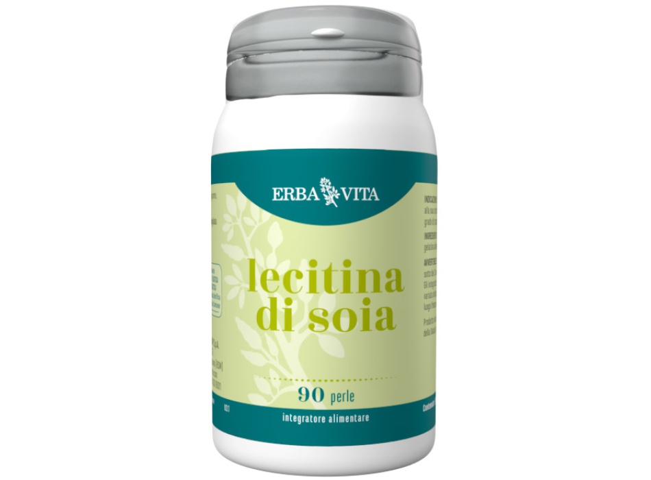 Erba Vita Lecitina Di Soia Integratore controllo livello colesterolo 90 Perle