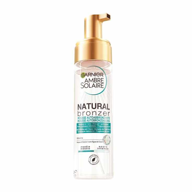 Garnier Ambre Solaire Natural Bronzer Mousse Auto-abbronzante 200ml