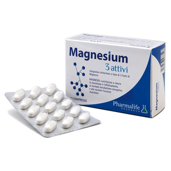 Magnesium 3 Attivi Integratore 60 Compresse