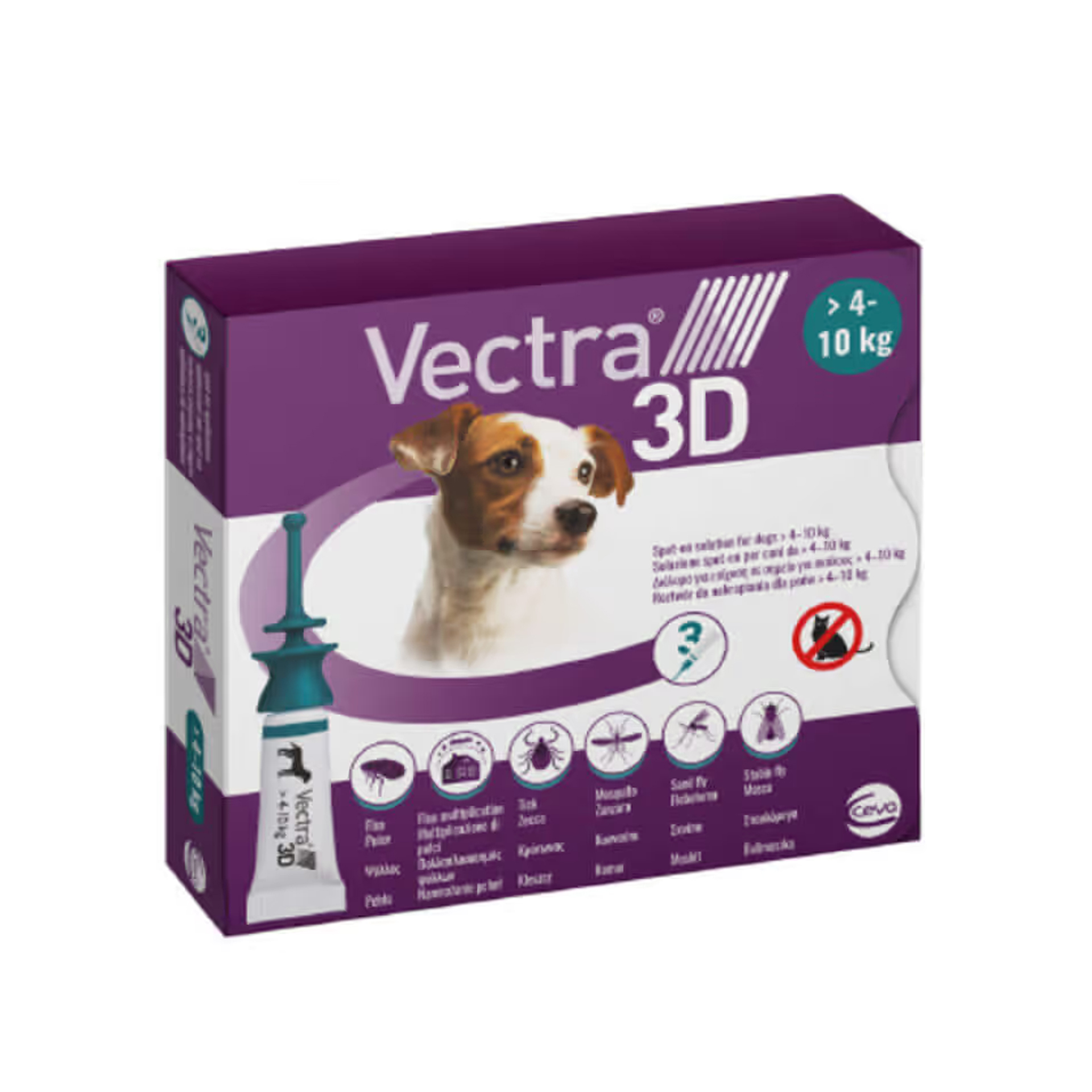 104687076 - VECTRA 3D*spot-on soluz 3 pipette 1,6 ml 87 mg + 7,7 mg + 635 mg cani da 4 a 10 Kg, tappo verde - 7874983_1.jpg