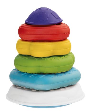 image - 974479267 - Gioco educativo Chicco 2 in 1 con anelli impilabili e formine da incastrare, ideale per sviluppare la coordinazione e il riconoscimento tattile dei bambini. - 4868050_1.jpg