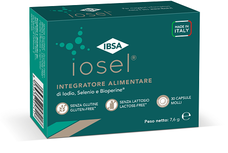 Ibsa Iosel Integratore Funzionamento Tiroide 30 Capsule Molli