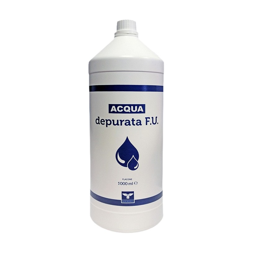 image - 904569516 - Acqua depurata F.U. in flacone da 1000 ml, conforme alla Farmacopea Ufficiale, ideale per applicazioni in ambito farmaceutico e cosmetico. - 4876391_2.jpg