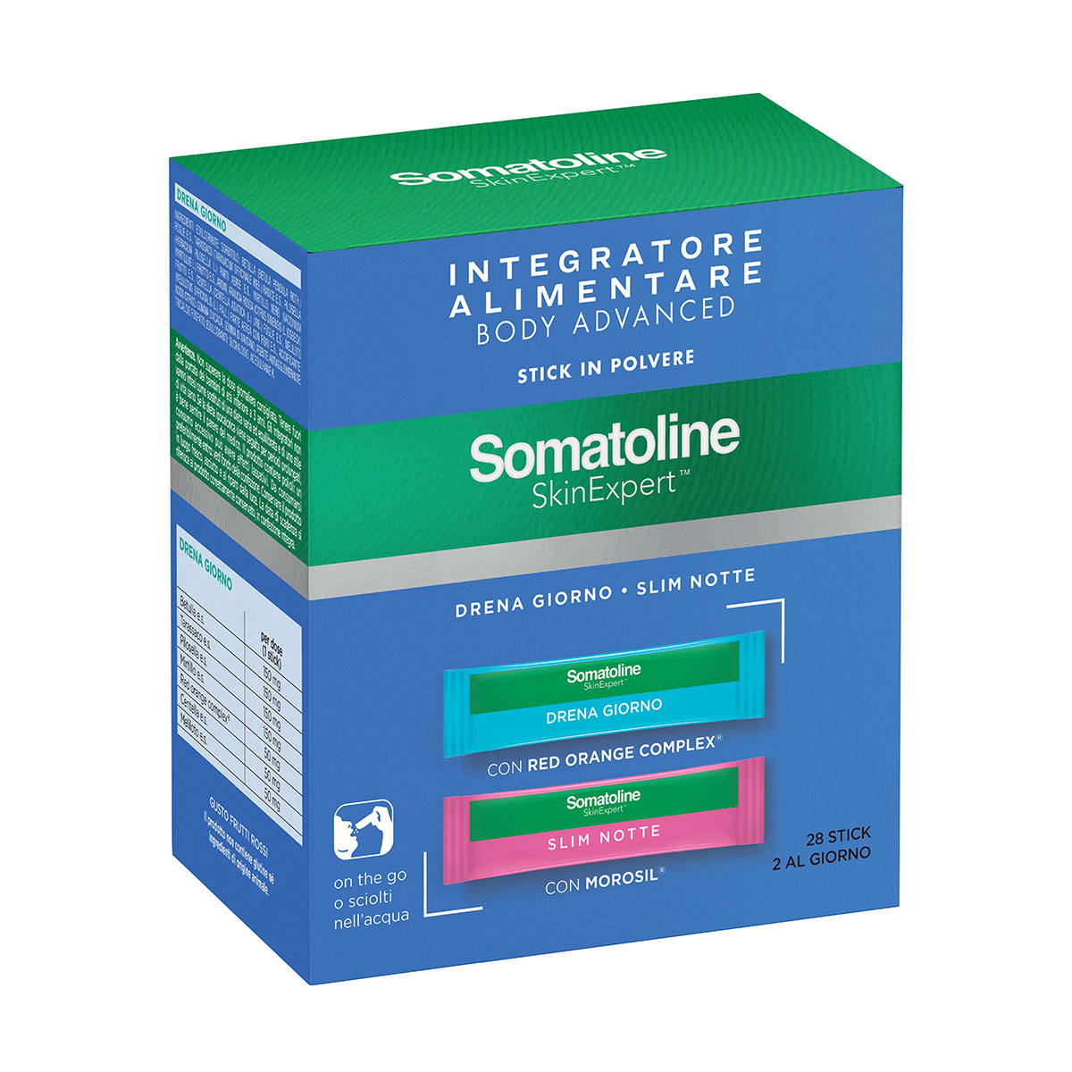 Somatoline Skinexpert Body Advanced Integratori Snellente Red Orange Complex Morosil 28 Pezzi