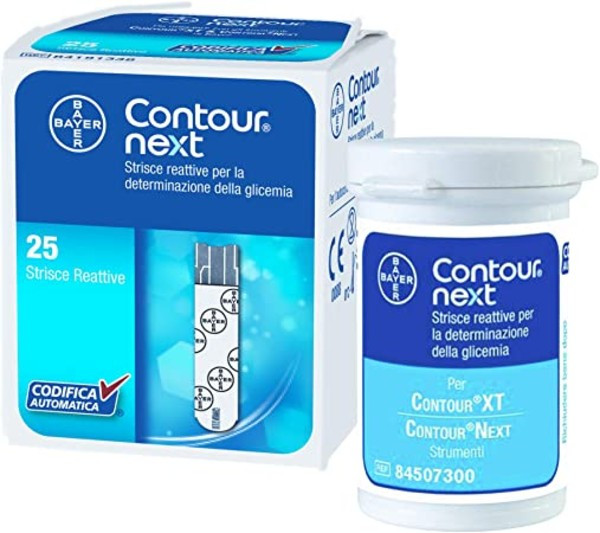 Contour Next Strisce Reattive Glicemia 25 Strisce