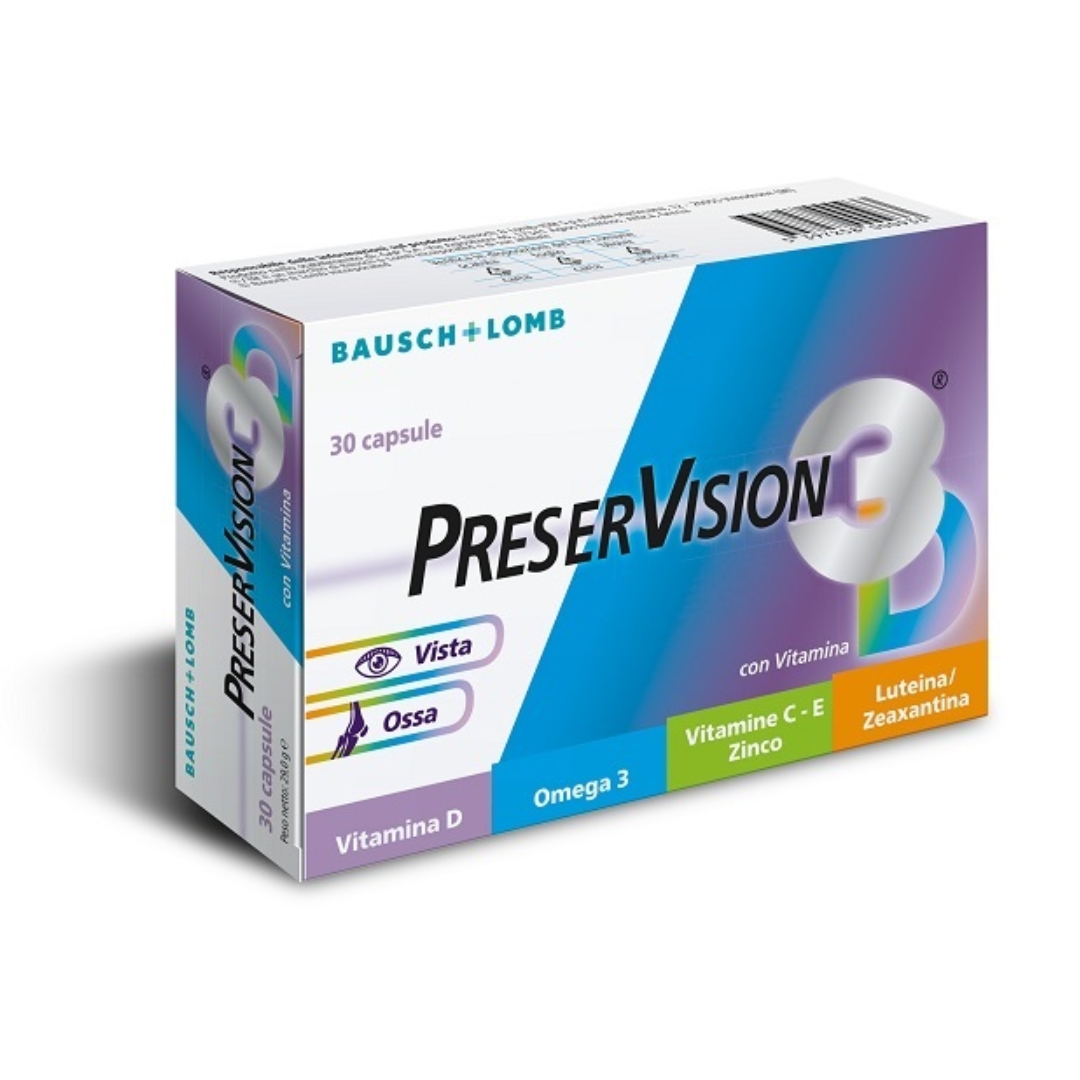 Preservision 3d Integratore Occhi E Ossa 30 Capsule Molli