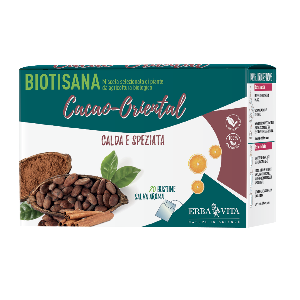 Erba Vita Biotisana Gusto Cacao Oriental 20 Bustine