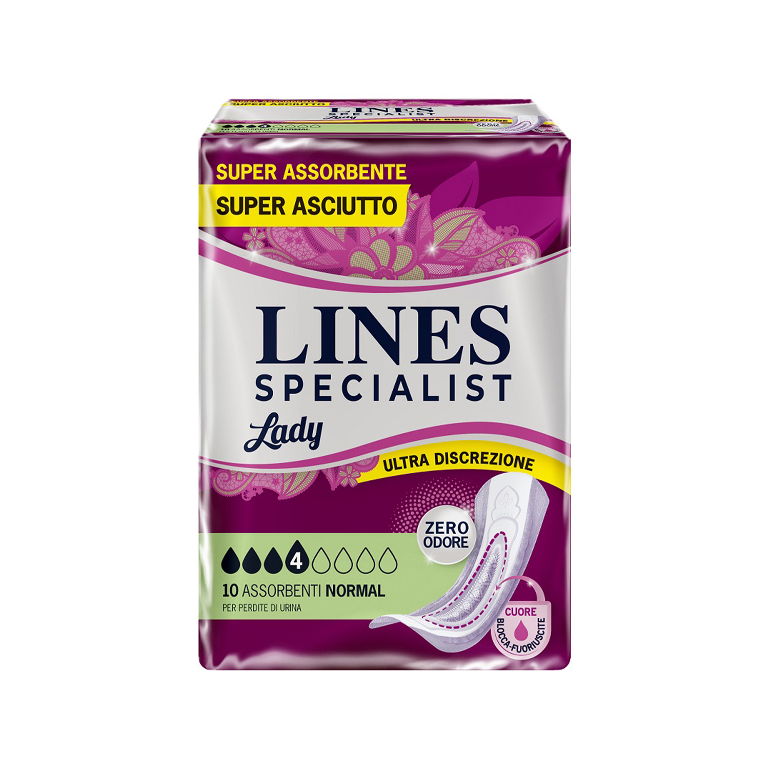 image - 980818811 - Assorbente per incontinenza urinaria con tecnologia Ultra&Anatomy, sistema antiodore Neutro Fresh, barriere laterali protettive e filtrante soffice e delicato. - 4864123_2.jpg