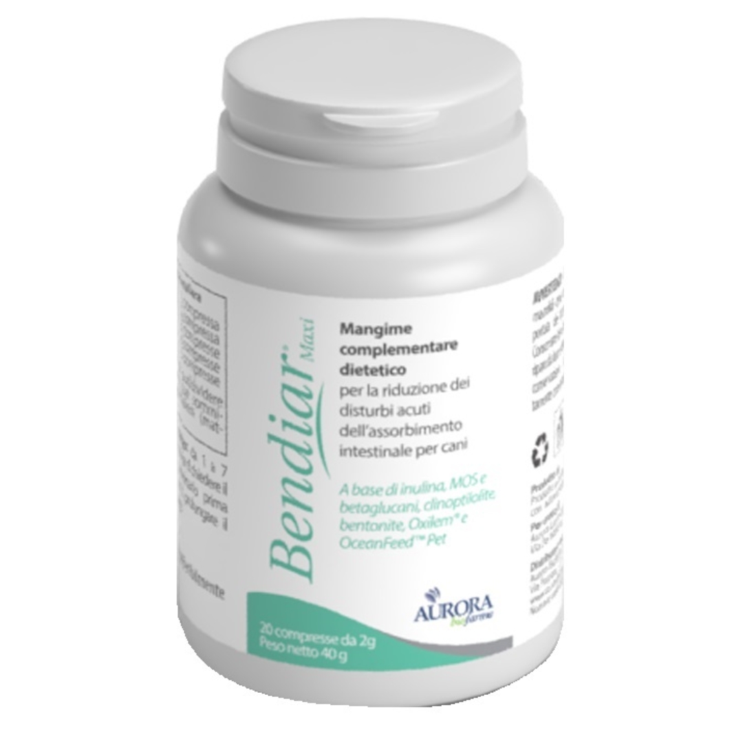 Bendiar Maxi Mangime Complementare Intestino Cani 20 Compresse