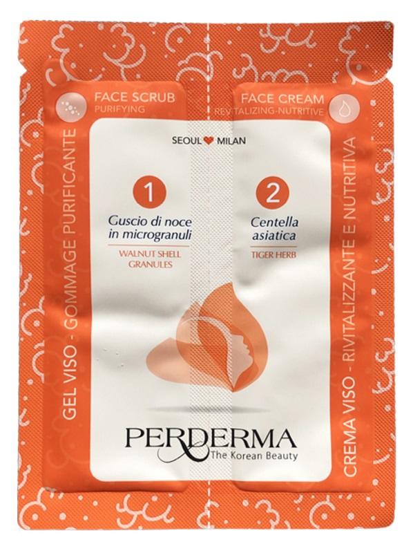 Perderma Gommage Purificante E Crema idratazione viso Rivitalizzante E Nutritiva 20ml