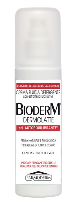 Bioderm Dermolatte Crema Fluida Detergente 100ml