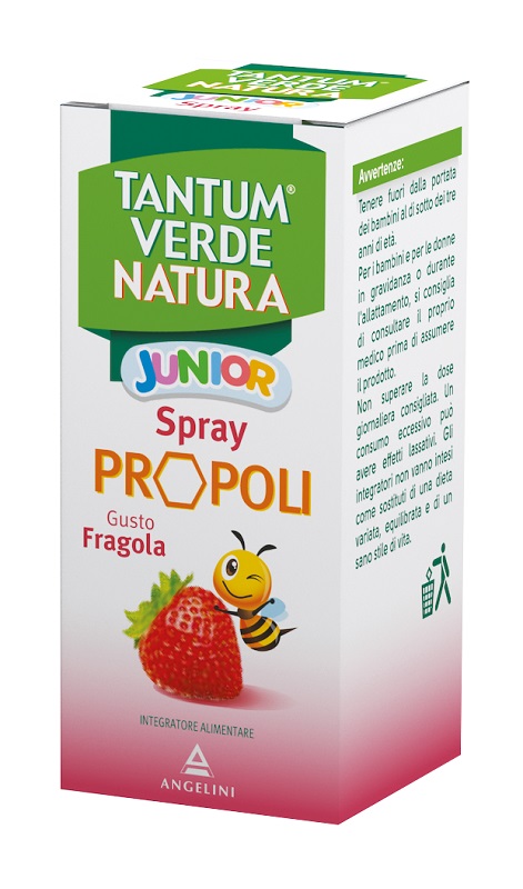 Tantum Verde Natura Junior Spray Propoli Gusto Gusto fragola 25ml