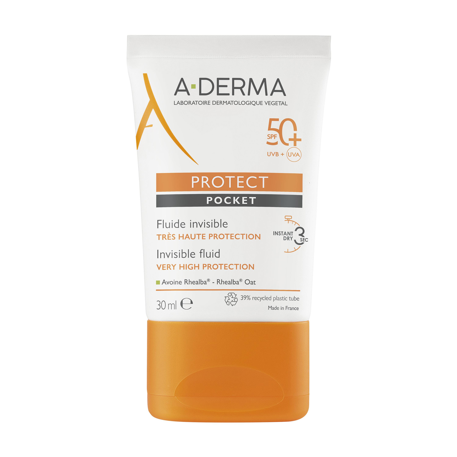 A-derma Protect Pocket Fluido Invisibile SPF 50+ 30ml