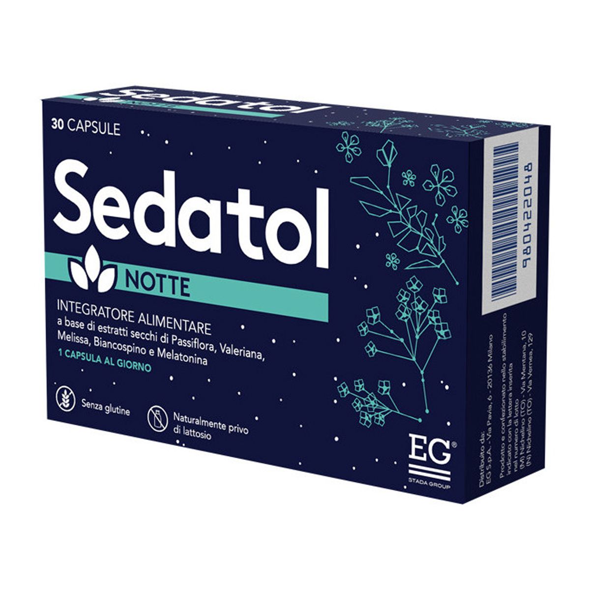 Sedatol Notte Integratore Sonno 30 Capsule