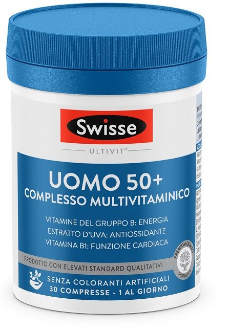 Swisse Uomo 50+ Integratore multivitamine 30 Compresse