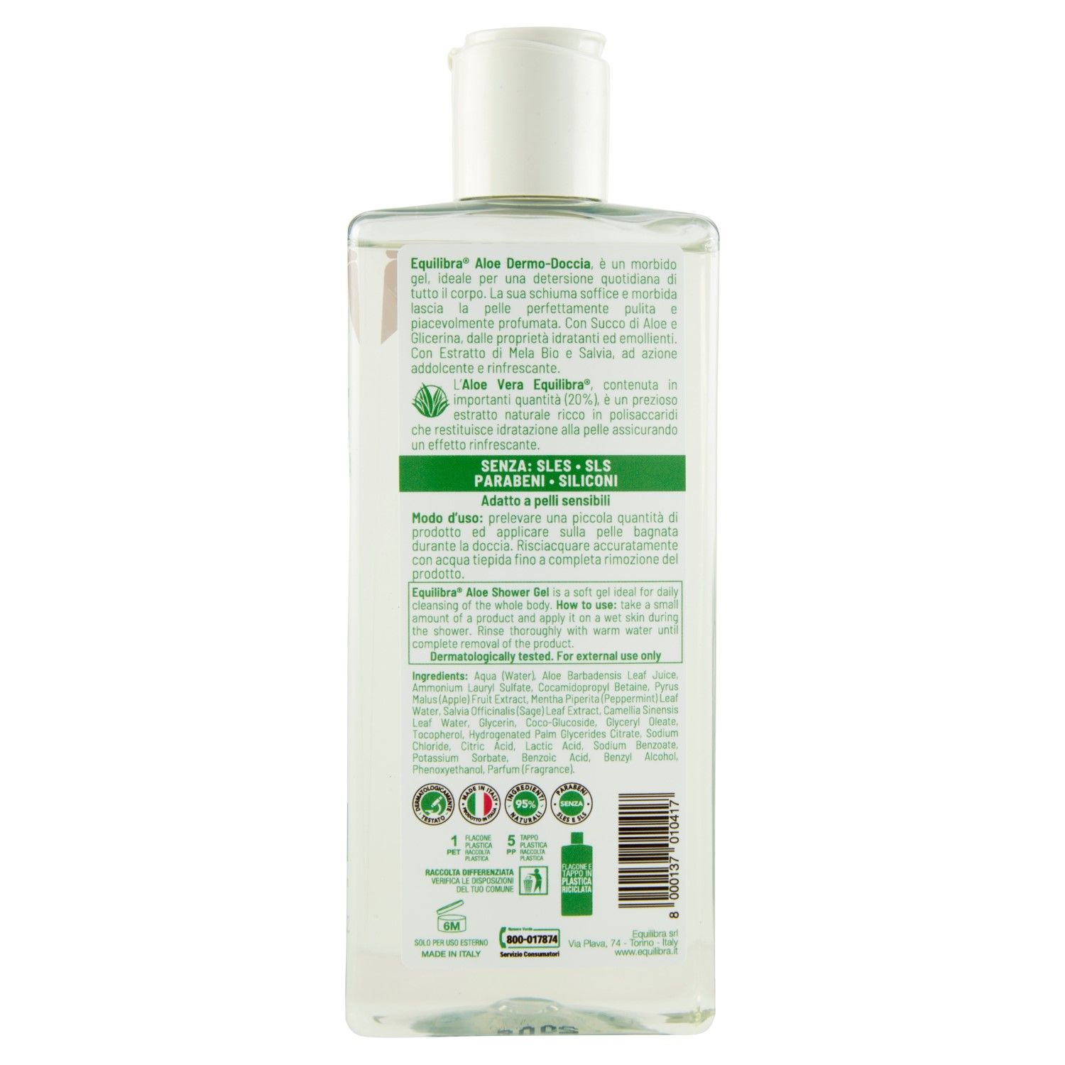 image - 985712710 - Equilibra Aloe Dermo Doccia delicato idratante 265ml - 4742370_3.jpg