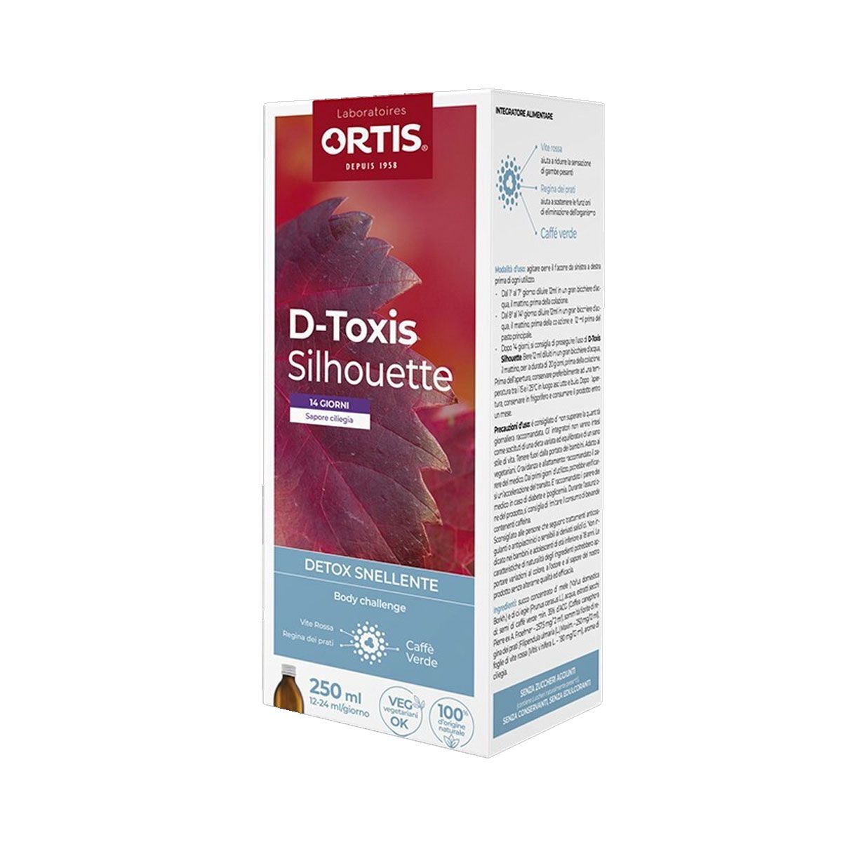 D-toxis Silhouette Ciliegia Integratore Depurativo 250ml