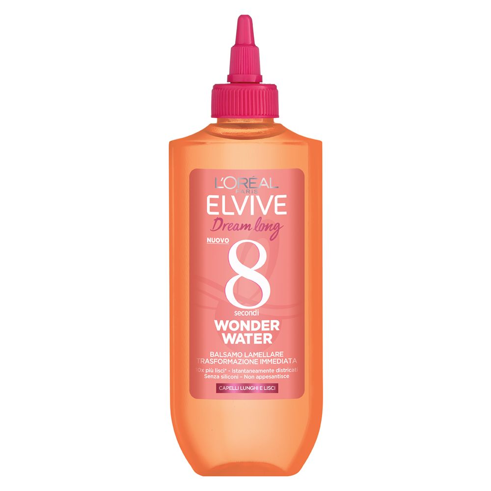 elvive wonder water dream long balsamo capelli lunghi lisci 200ml uomo