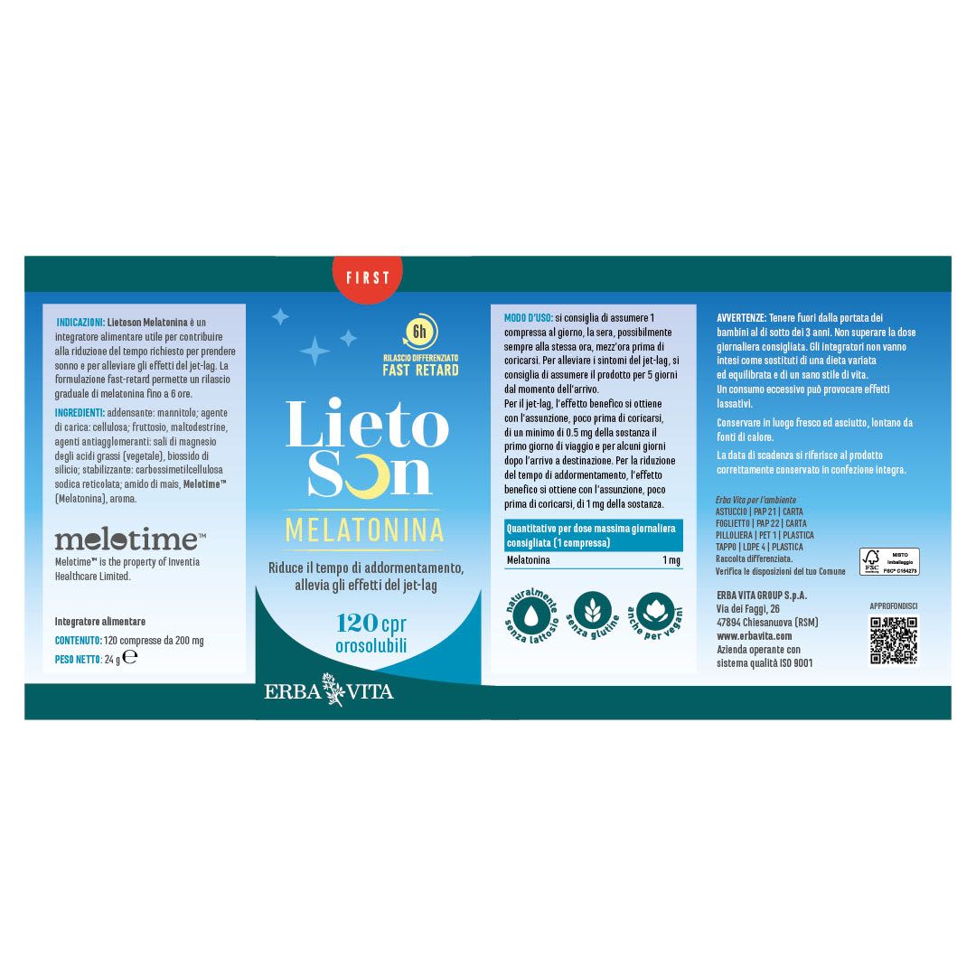 image - 984559930 - Lietoson Melatonina Integratore Sonno 120 compresse orosolubili - 4740904_3.jpg