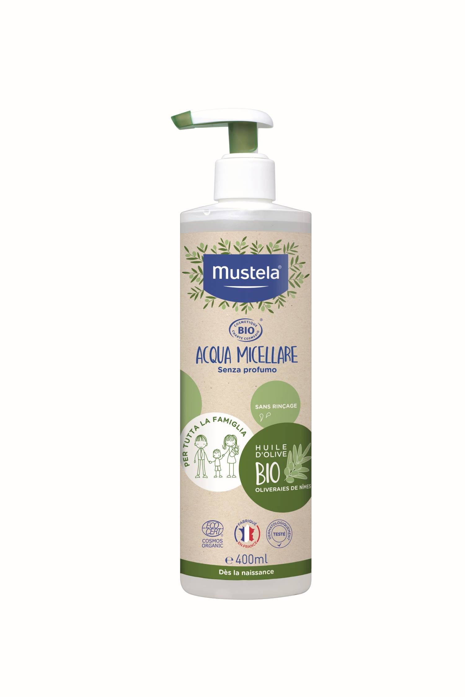 Mustela Acqua Micellare Certificata Bio 400ml