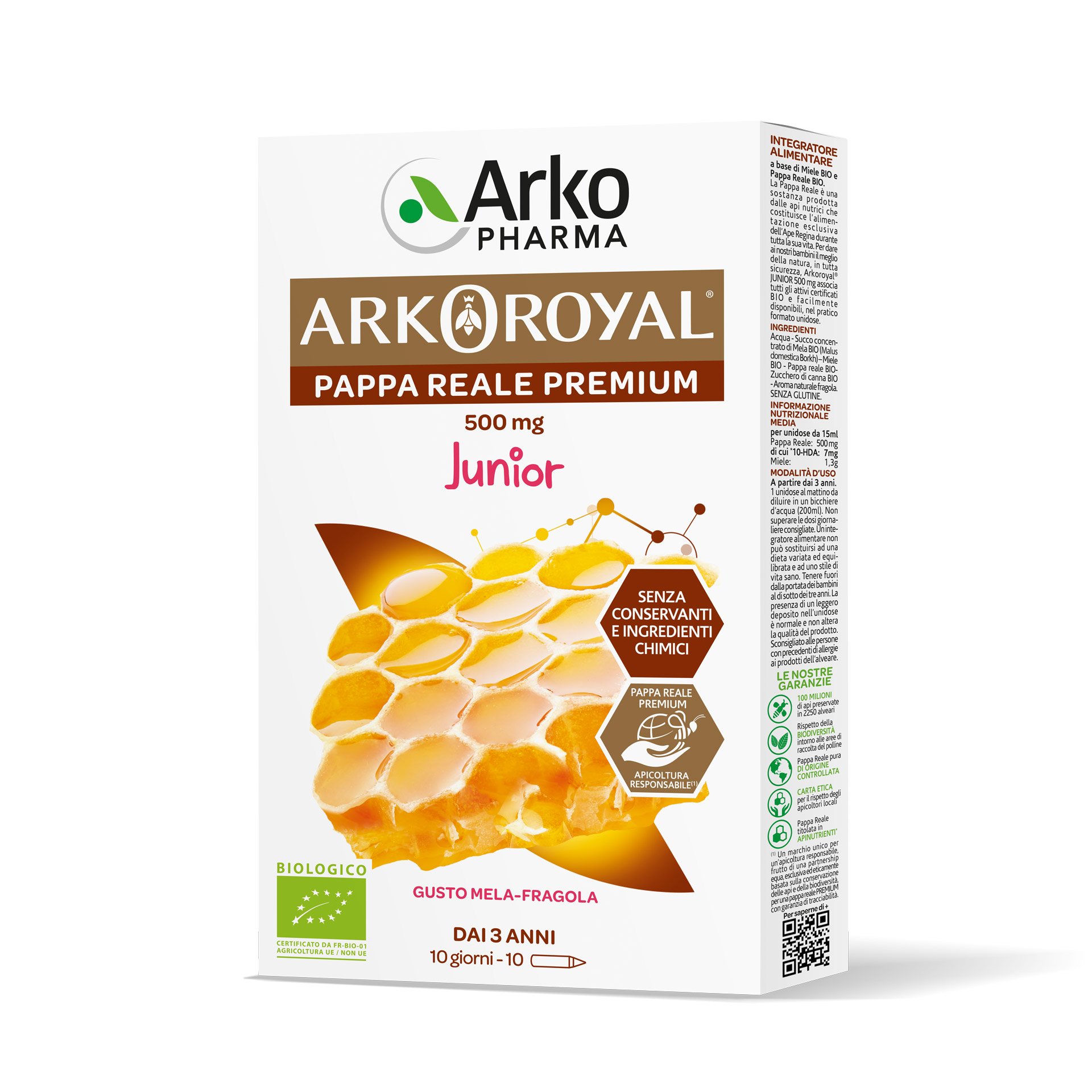 Arkoroyal Junior Integratore Pappa Reale Bio 10 Fiale