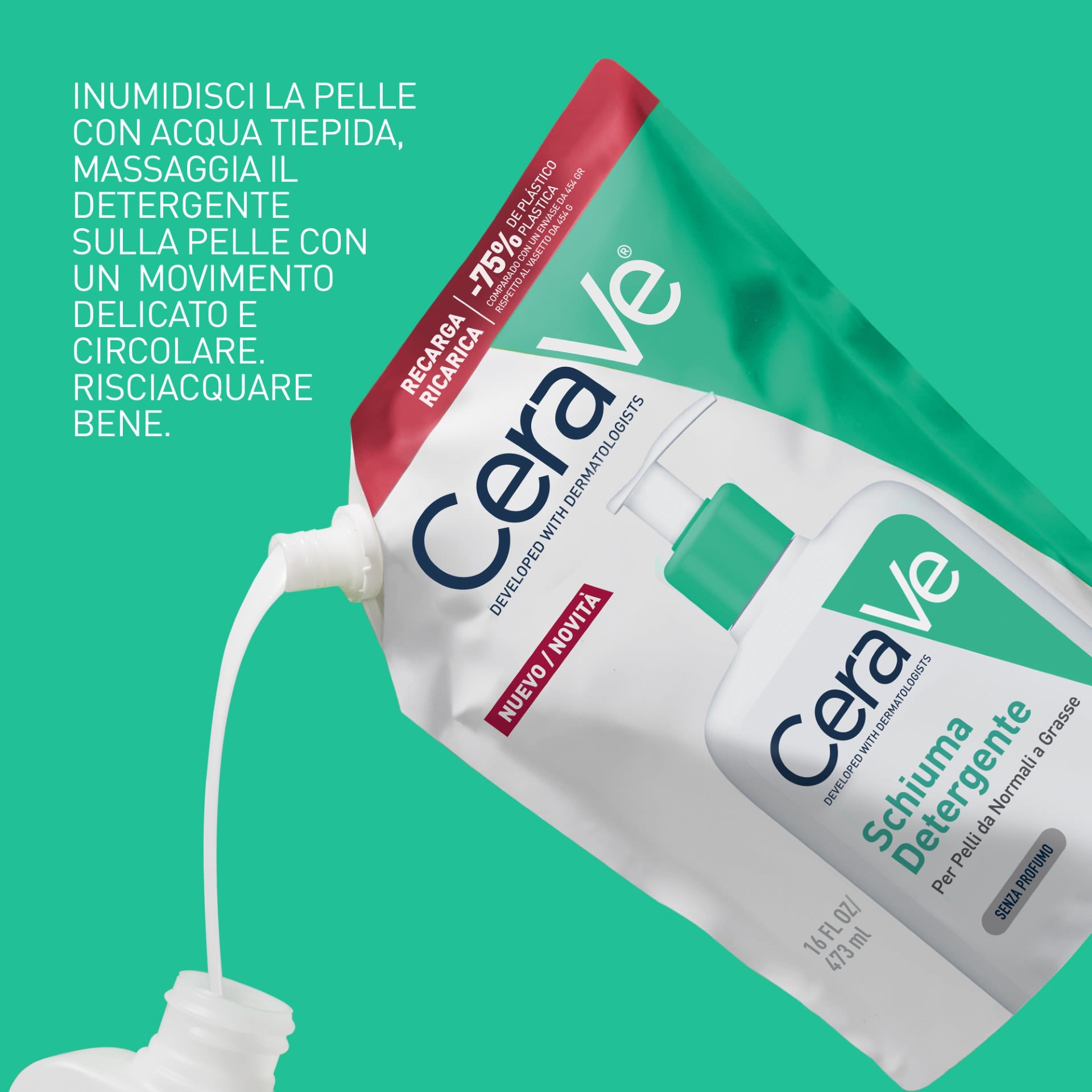 image - 989814456 - CERAVE REFILL SCHIUMA DETERGENTE 473 ML - 4798631_5.jpg