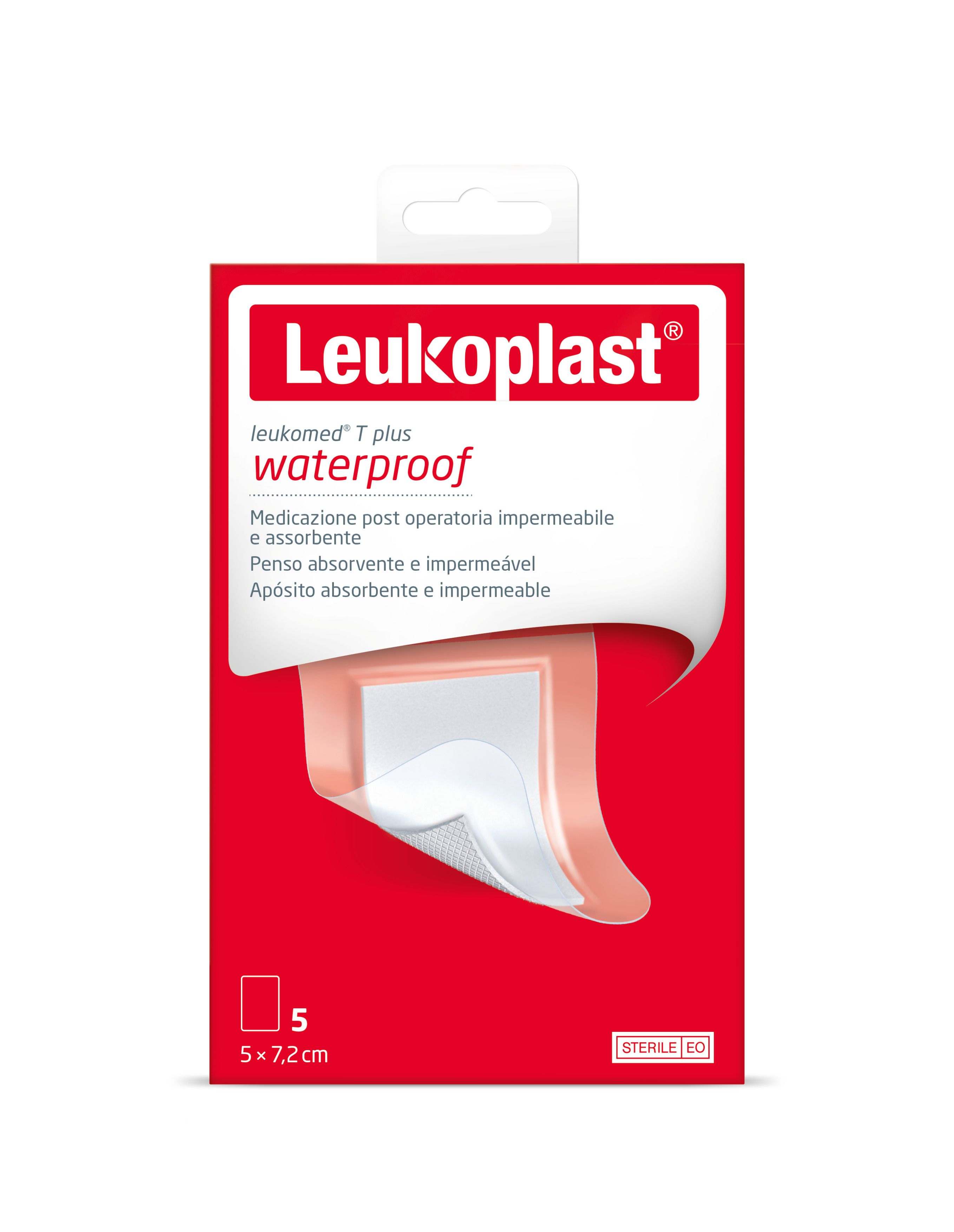 Leukoplast Waterproof 5x7,2cm 5 Pezzi