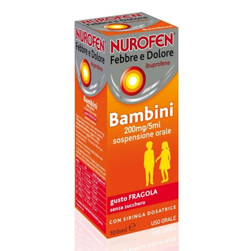 image - 044658058 - NUROFEN FEBBRE E DOLORE*orale sosp 100 ml 200 mg/5 ml fragola senza zucchero con siringa dosatrice - 4850390_1.jpg