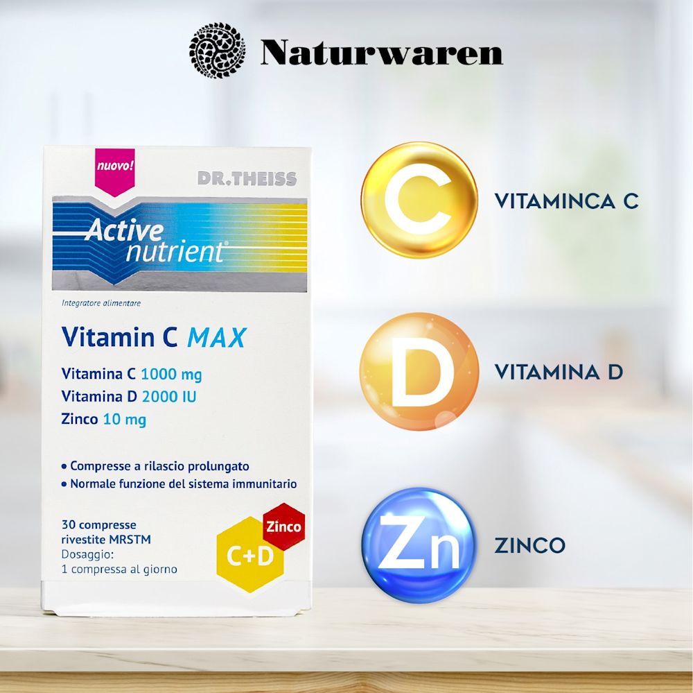 image - 982408041 - Active Nutrient Vitamin C Max Integratore Di Vitamina C 30 Compresse - 4738347_4.jpg