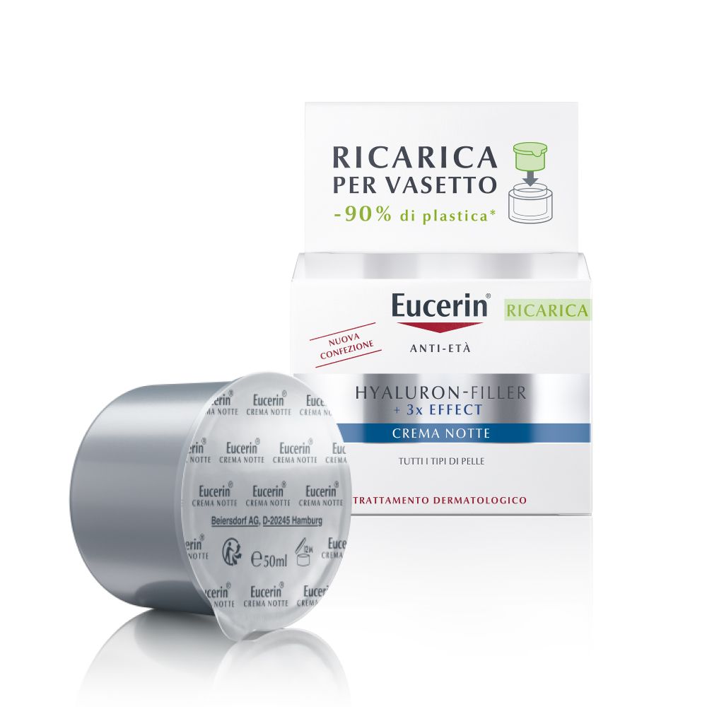 Eucerin Hyaluron-filler Crema idratazione viso Notte Antiage Ricarica 50ml