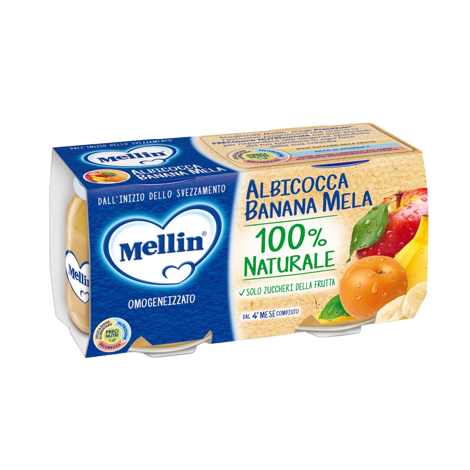 image - 921563108 - Omogeneizzato di frutta per bambini a partire dal 4° mese, ideale come spuntino o per completare il pasto, senza glutine e con zuccheri naturalmente presenti nella frutta. - 4867223_2.jpg
