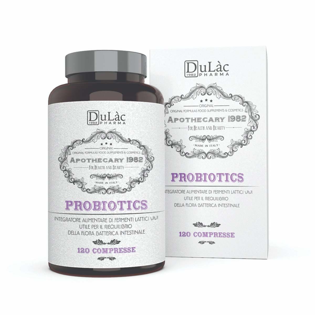 Apothecary Probiotics Integratore Fermenti Lattici 120 Compresse