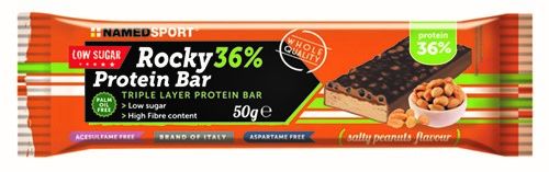 Named Sport Rocky 36% Barretta energetica Peanuts 50g