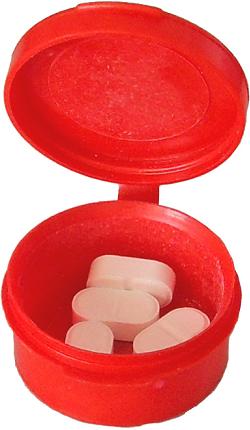 image - 902558725 - Portapillole tascabile con diametro di 3,5 cm, pratico e a tenuta stagna, ideale per organizzare l'assunzione dei farmaci durante la giornata. - 7890495_1.jpg