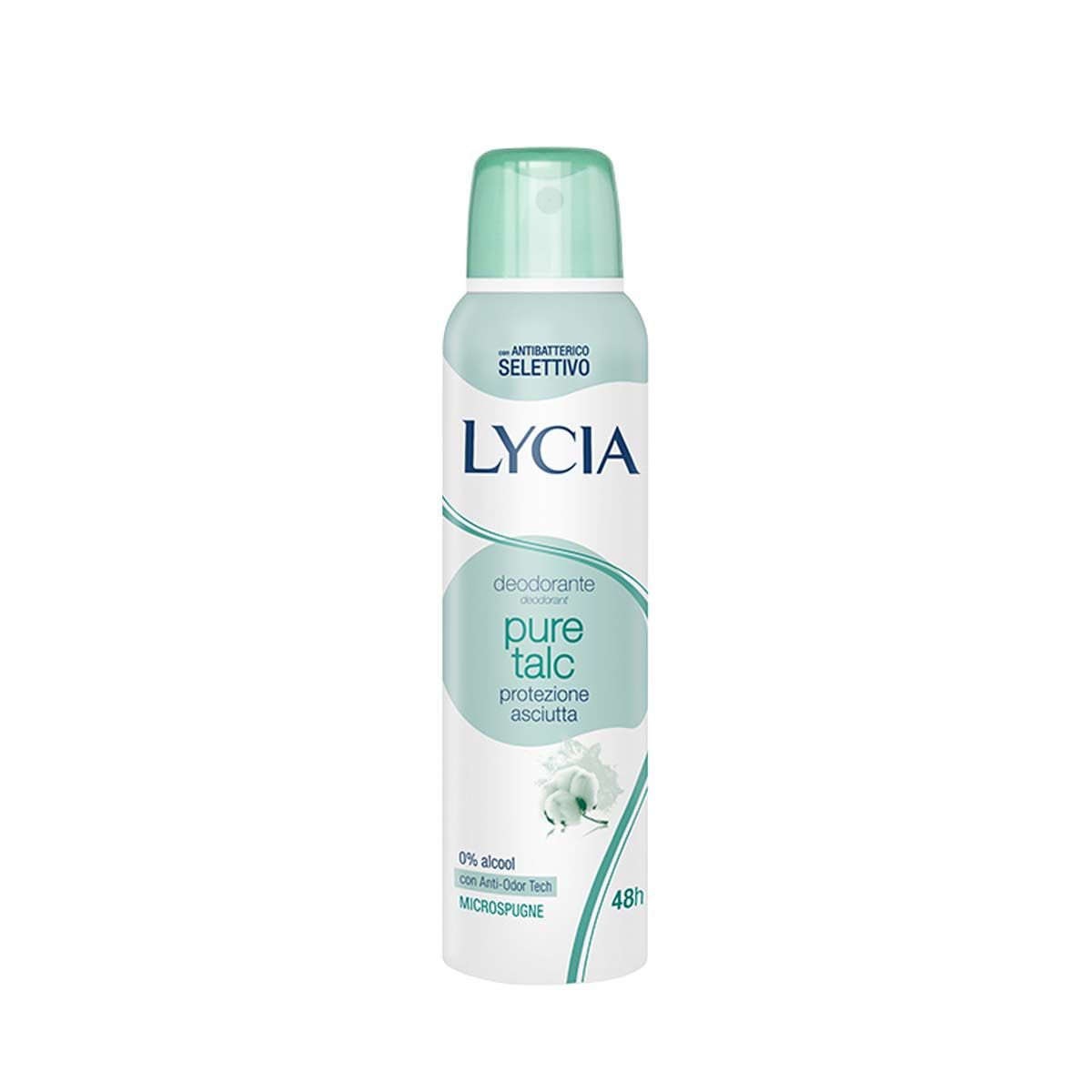 Lycia Pure Talc Deodorante Spray 150ml