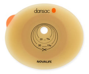 image - 921737425 - Placca ritagliabile per colostomia, ileostomia e urostomia, con flangia da 43 mm e foro da 10 mm, progettata per aderire in modo sicuro e proteggere la pelle. - 4866774_1.jpg