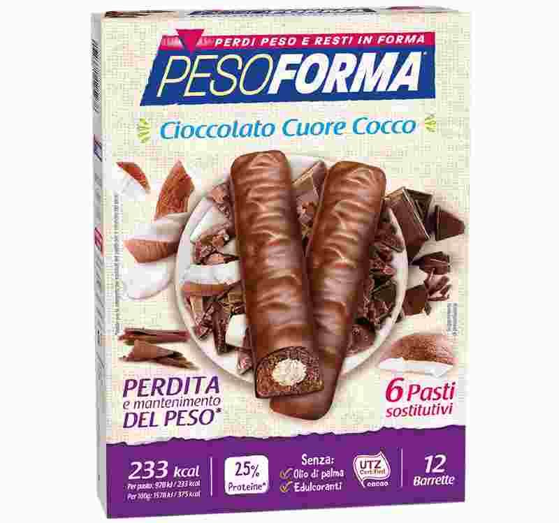 932716261 - Pesoforma Barretta Cioccolato cuore di cocco 12 pezzi - 4722663_2.jpg