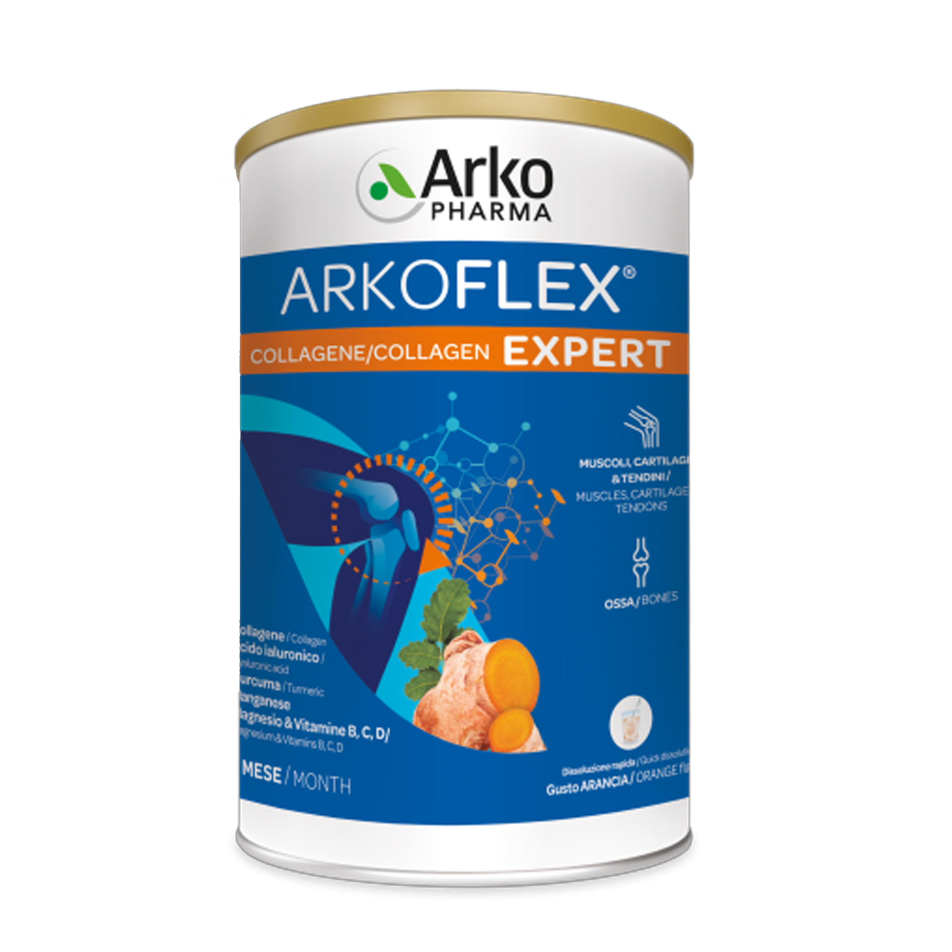Arkoflex Expert Collagene Polvere Gusto Arancia 390g