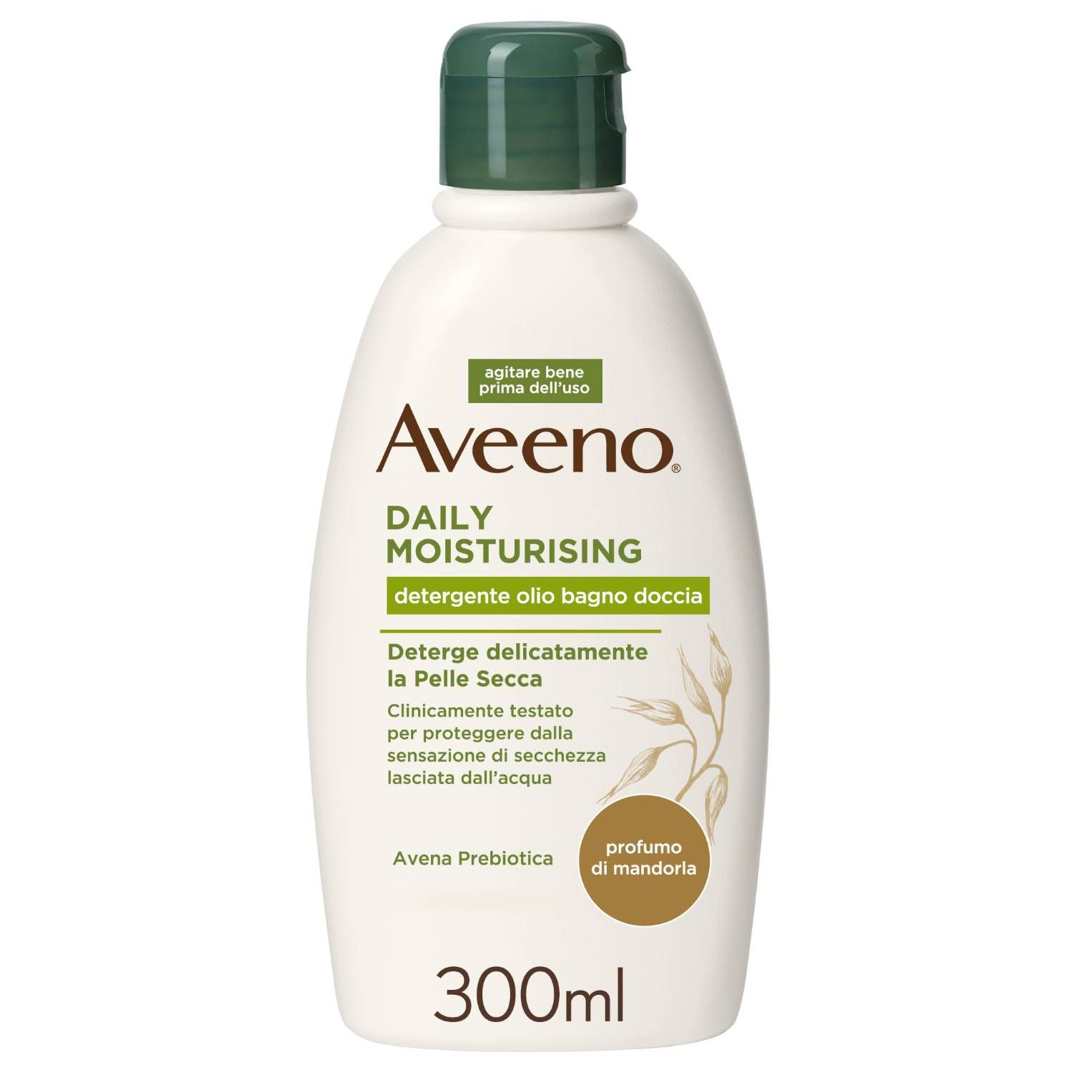 Aveeno Olio Detersione corpo Mandorla Con Avena Colloidale Pelle Secca E Sensibile 300ml