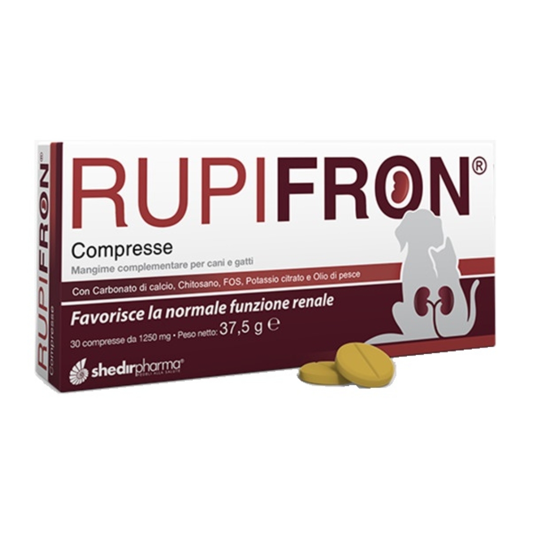 Rupifron Mangime Complementare Funzione Renale Cani E Gatti 30 Compresse Divisibili
