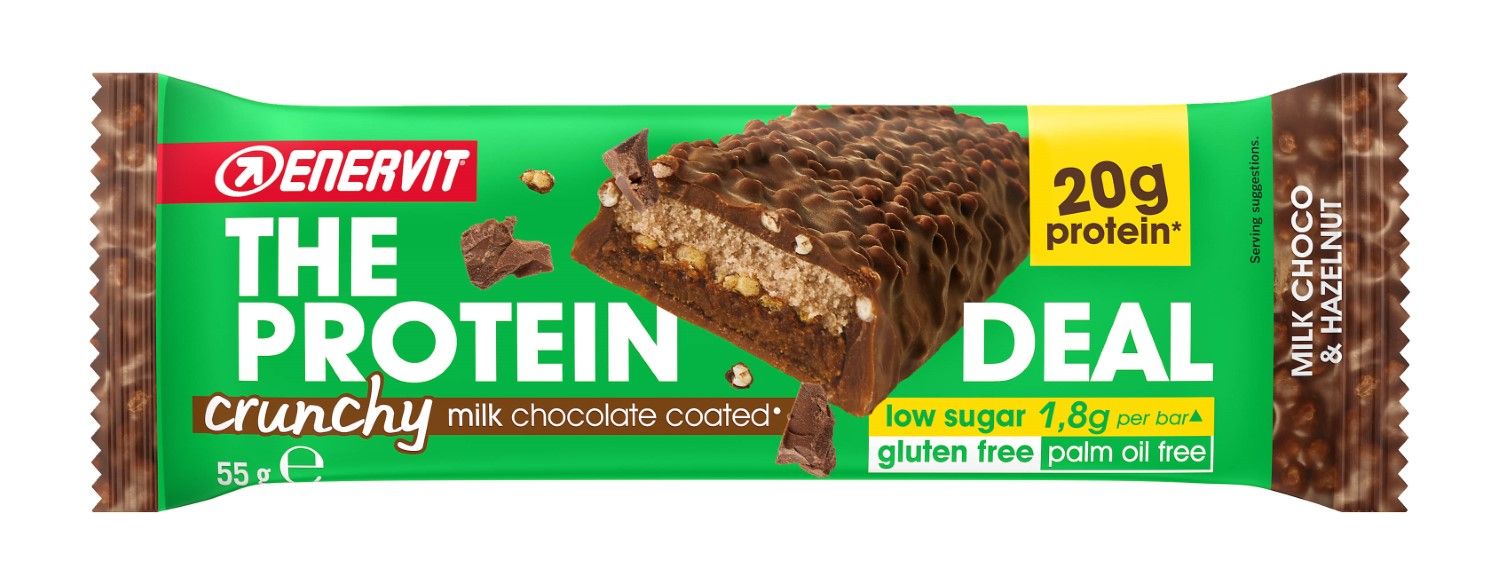 Enervit The Protein Deal Bar Barretta energetica Gusto Milk Choco Hazelnut 55g