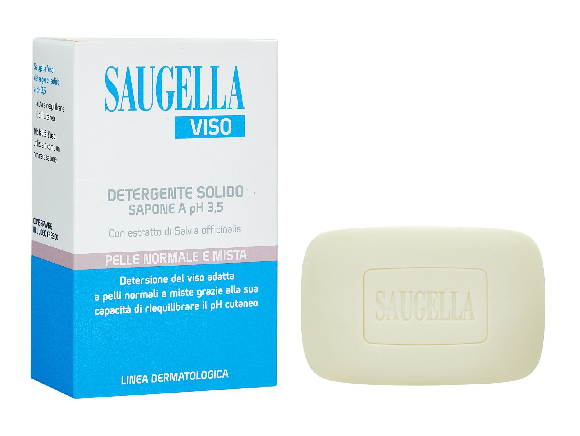 Saugella Viso Sapone Pelli Normali E Miste 100g