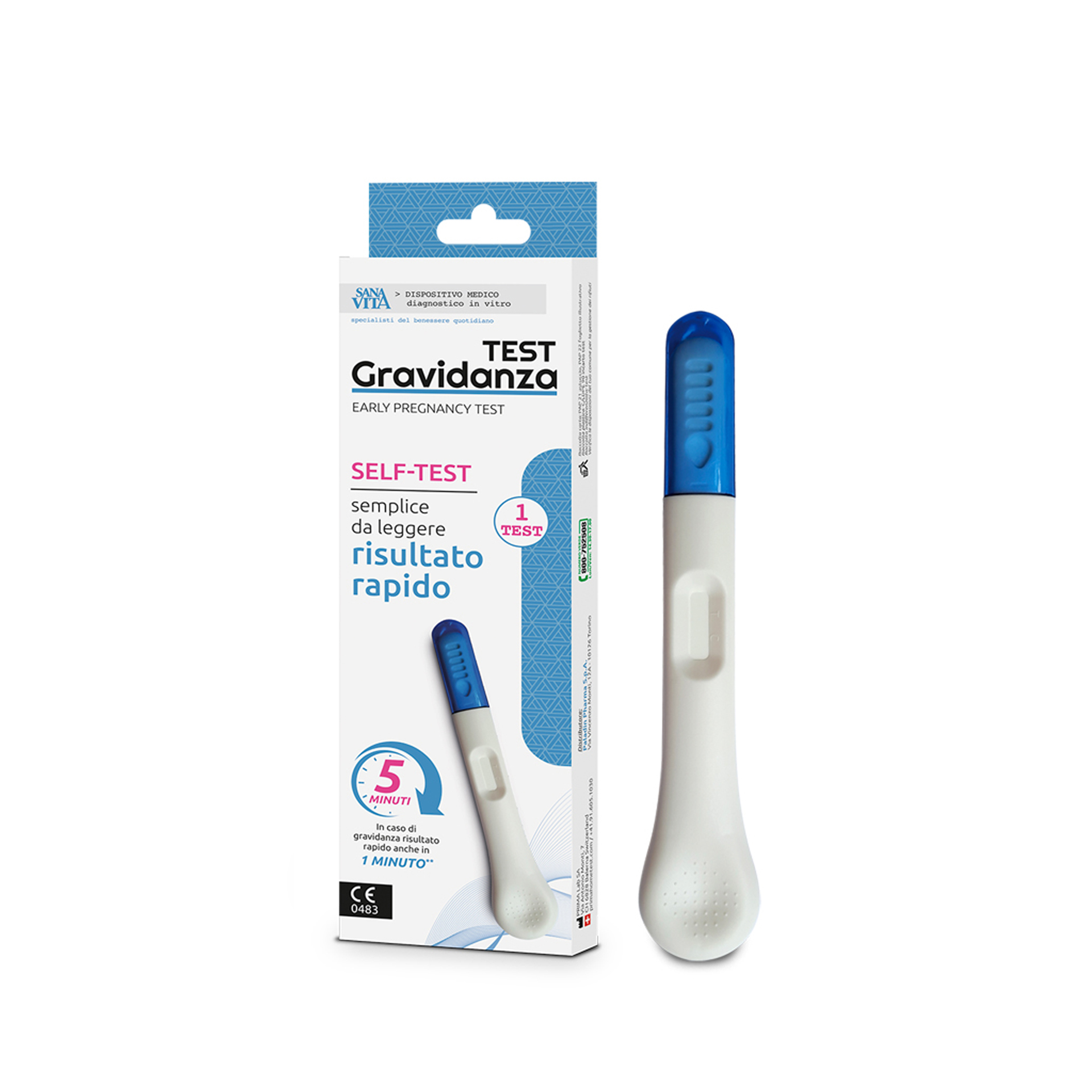 Sanavita Early Pregnancy Test Di Gravidanza 1 Pezzo