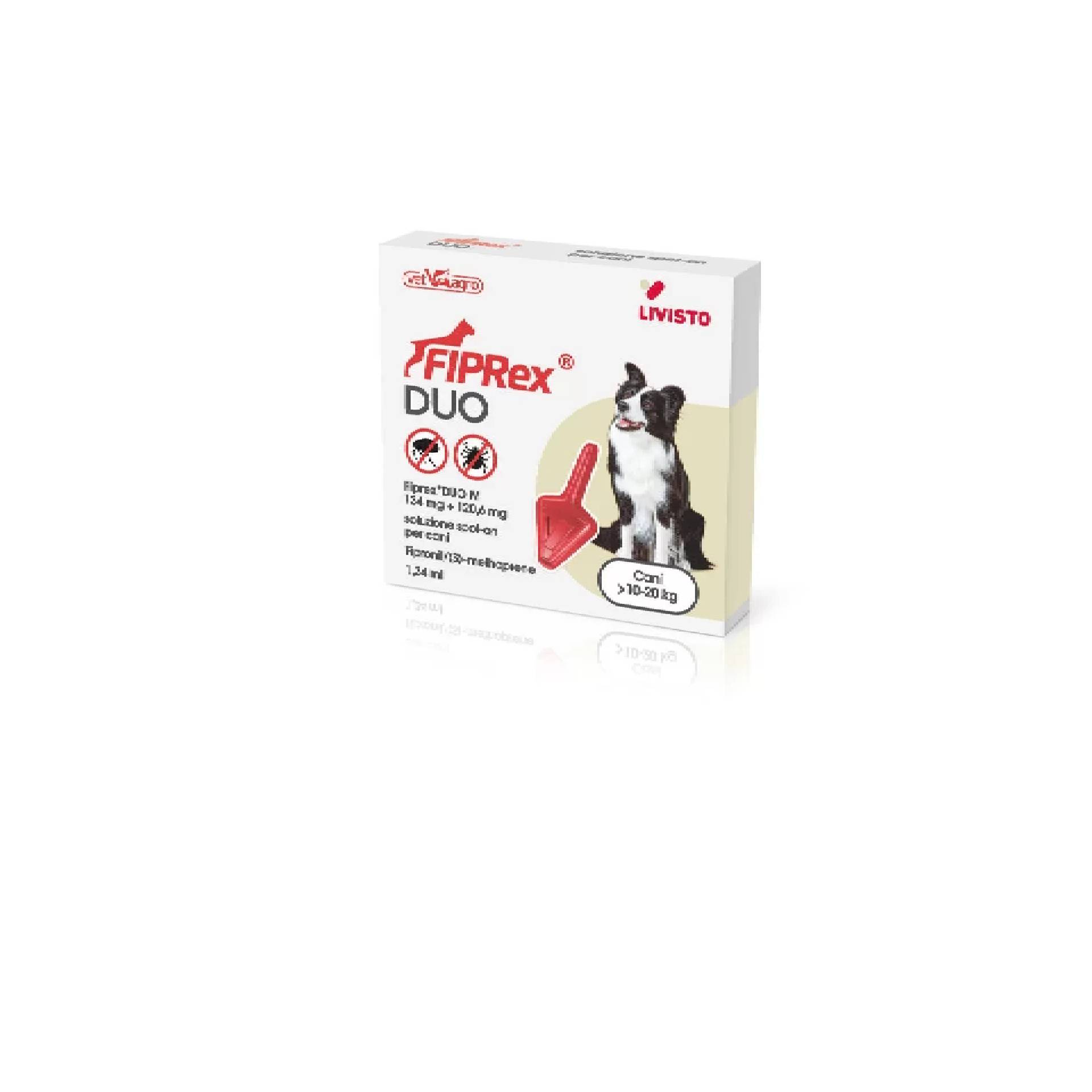 Fiprex Duo Cani 10-20 Kg Medium 1 Pipetta