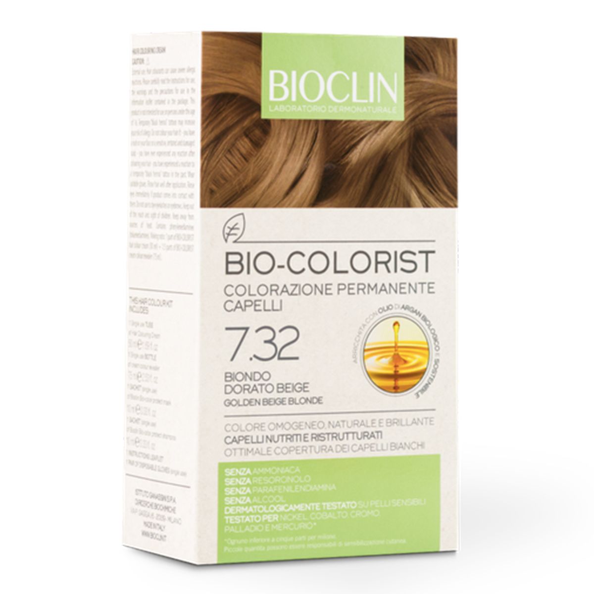 Bioclin Bio-colorist 7.32 Biondo Dorato Beige